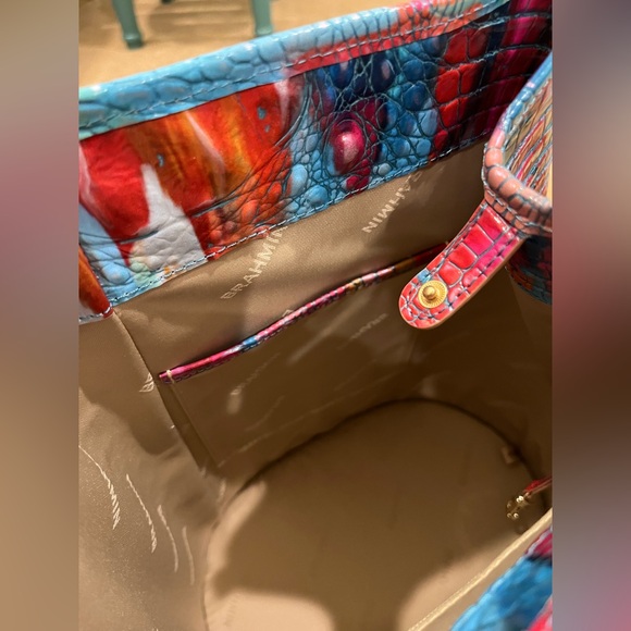 Brahmin Multicolored Fanciful Melbourne Leather Bag - Picture 5 of 8